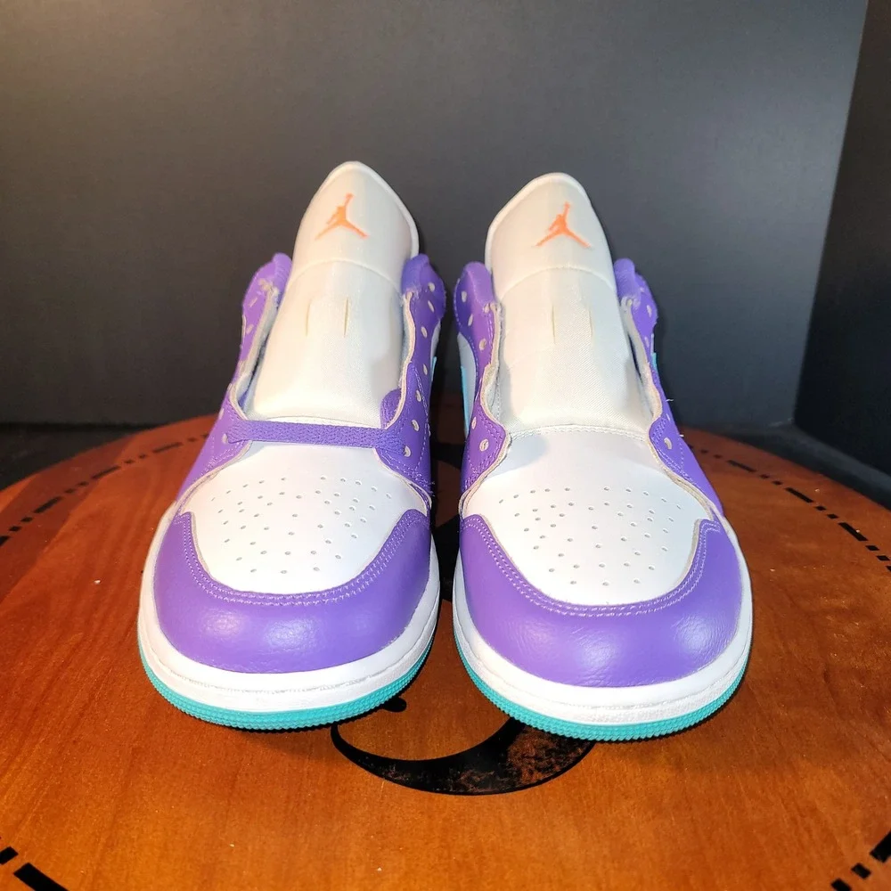 Nike Air Jordan 1 Low Action Grape Sky J Light Olive Purple Teal White DC0774502